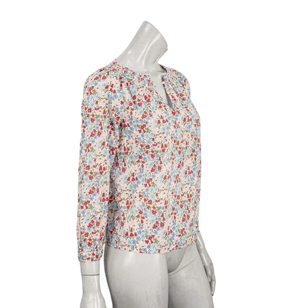 J.Crew Liberty arts Poppy floral print pullover top size 00